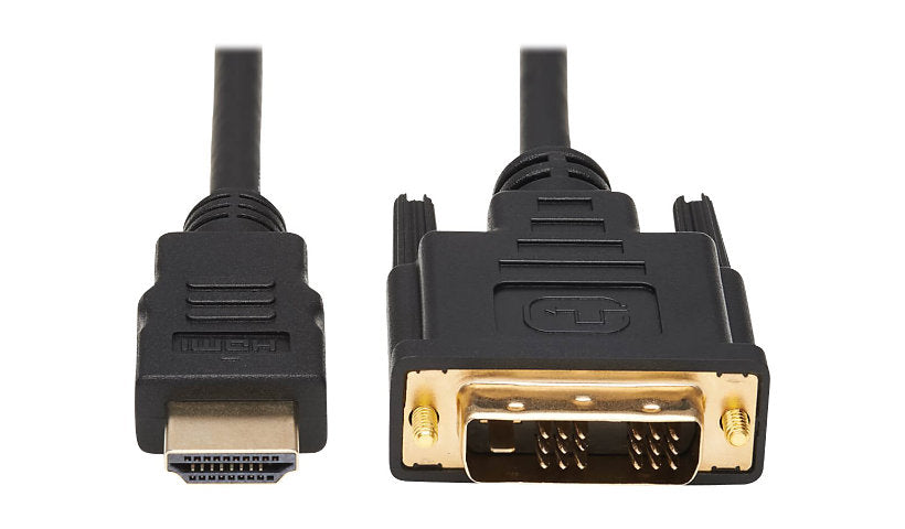 Tripp Lite HDMI to DVI-D Single Link Adapter Cable, Gold Plated, M/M, 6 ft