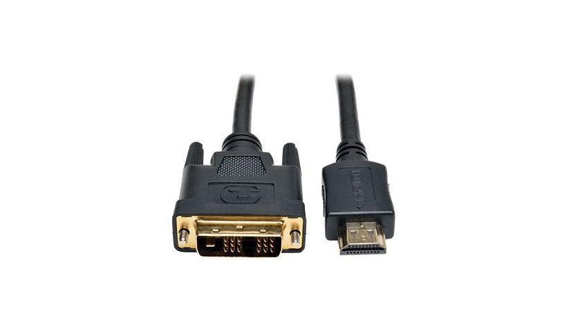 Tripp Lite HDMI to DVI-D Single Link Adapter Cable, Gold Plated, M/M, 16 ft