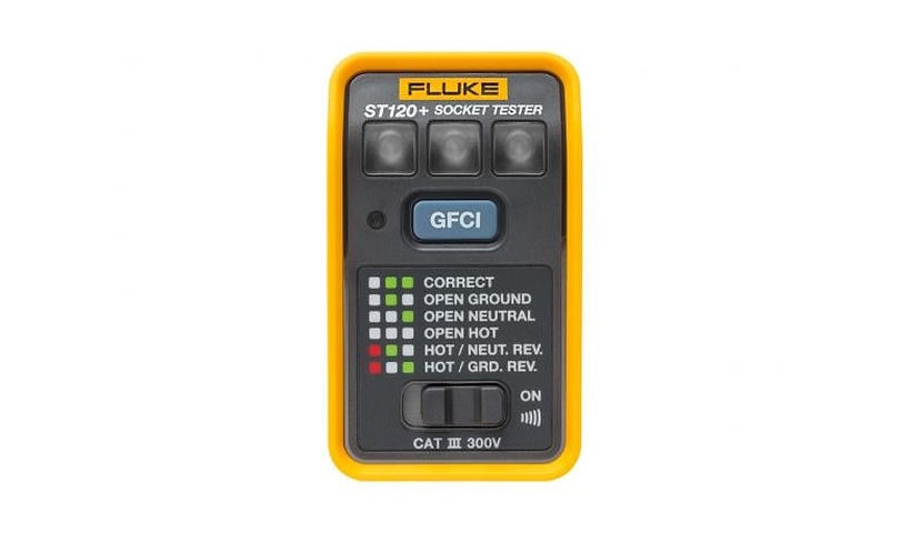 Fluke Networks ST120+ GFCI Socket Tester with Beeper