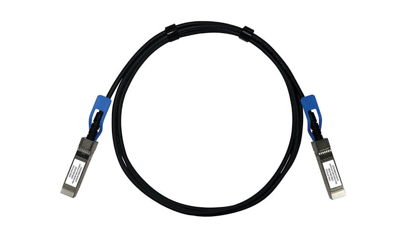 Eaton Tripp Lite 2m (6.6ft) 25GbE SFP28 to SFP28 Passive Twinax Copper Cable, Cisco SFP-H25G-CU2M Compatible, Black, N280-02M-28-BK