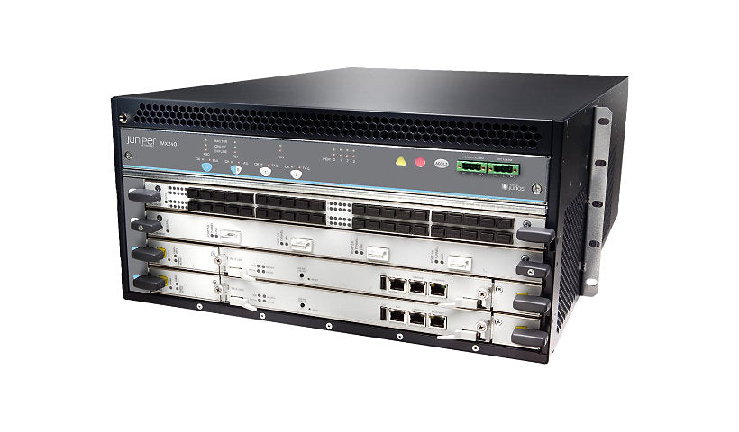 Juniper MX240BASE-DC MX240 Ethernet Services Router, DC Base Bundle