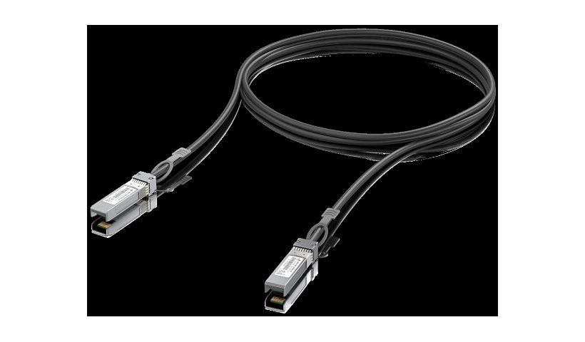 Ubiquiti 3m (10ft) 25GBase SFP28 to SFP28 Passive Direct Attach Cable, Black, UACC-DAC-SFP28-3M