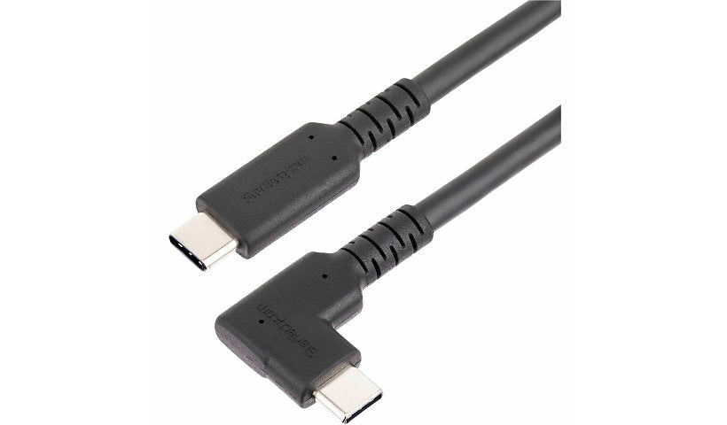StarTech.com Rugged Right-Angle USB-C Cable, 5Gbps, 100W PD, 4K 60Hz, 2 m