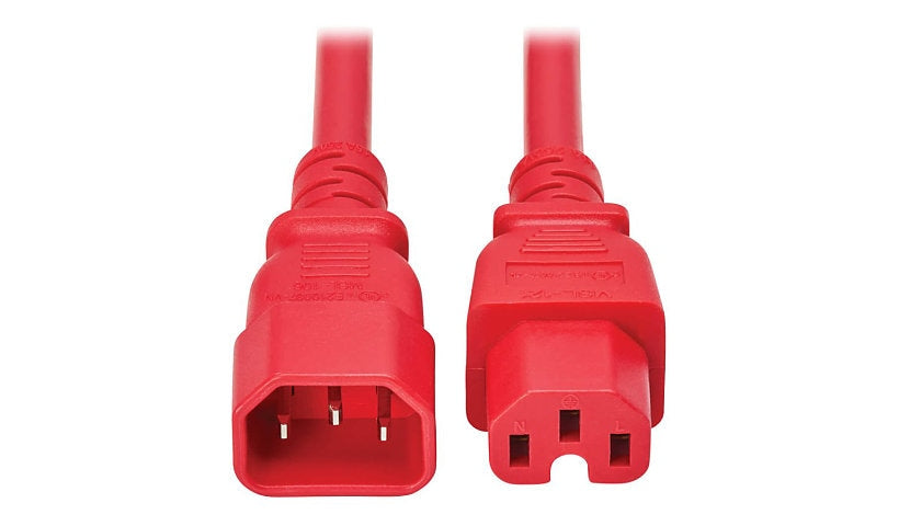 Tripp Lite P018-010-ARD C14 to C15 Heavy-Duty Power Cord 10 ft Lifetime Warranty