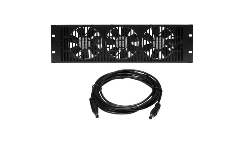 Sanus Component Series 3U High Volume AV Rack Fan 156 CFM Black CAFH01-B1