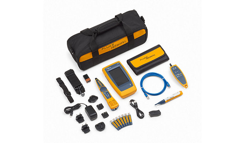 Fluke Networks LIQ-KIT-VFL-FBRLRT Essential Copper and Fiber Troubleshooting Kit