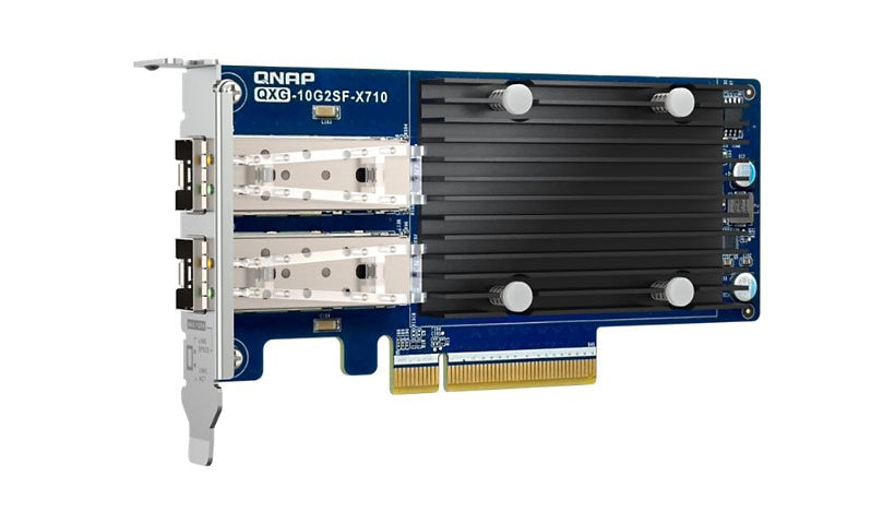 QNAP QXG-10G2SF-X710 Dual Port 10GbE SFP+ PCIe 3.0 x8 Network Card