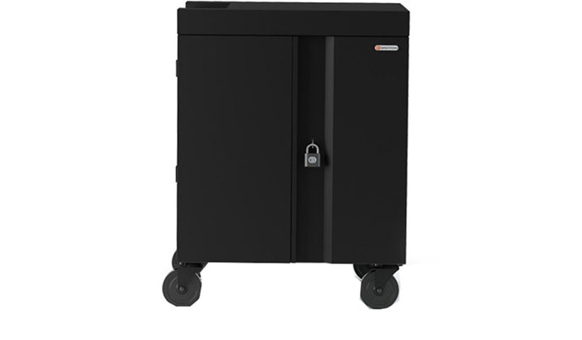 Bretford CUBE Cart, 32 Devices, Pre-Wired USB-C, Black Pumice, TVC32USBC-DCPS