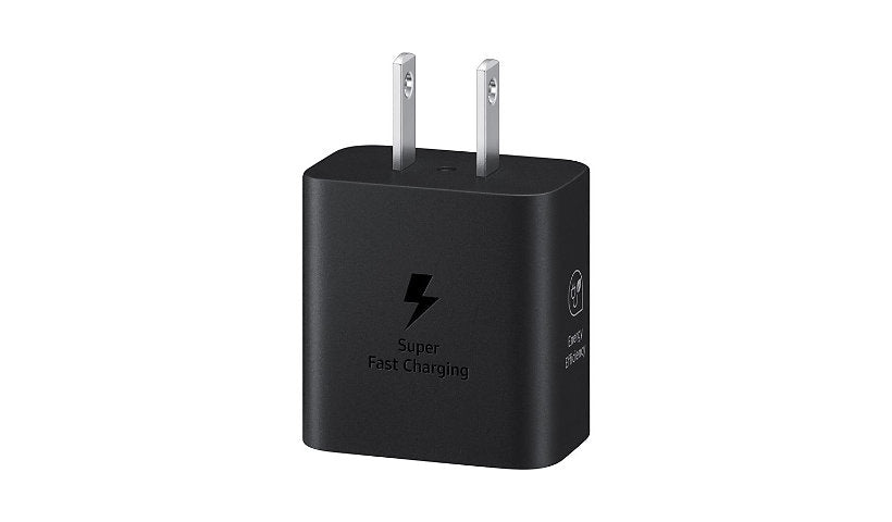 Samsung EP-T2510 25W USB-C Charger with USB-C Cable Black EP-T2510XBEGUS