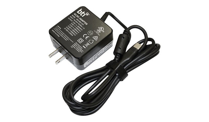 BTI L43407-001-BTI 45W USB-C Adapter for HP Chromebook ProBook 24 Month