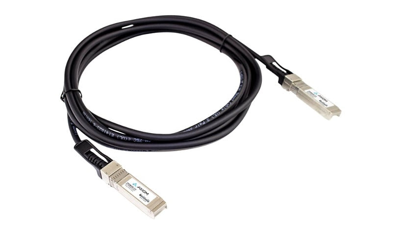 Axiom Juniper JNP-SFP-25G-DAC-3M Compatible 3m (9.8ft) 25GBase-CU SFP28 to SFP28 Passive Twinax Direct Attach Cable, Black, JNP-SFP-25G-DAC-3M-AX