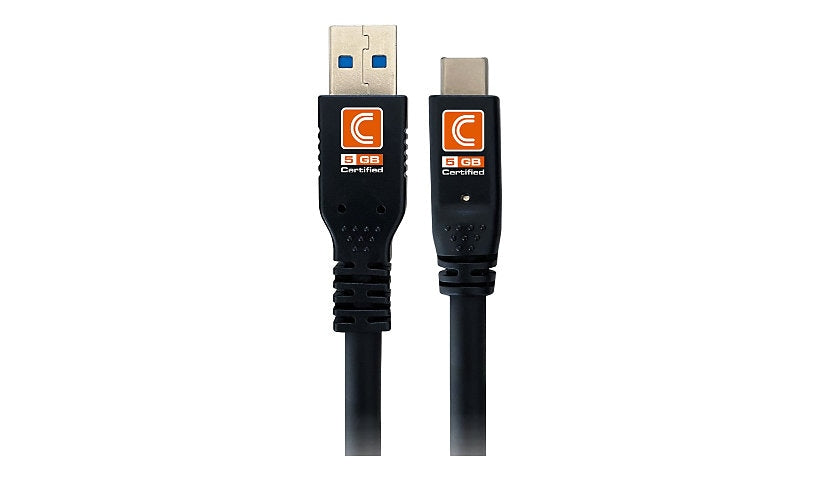 Comprehensive Pro AV/IT USB-A to USB-C Cable, 5Gbps, Ultra-Flexible, 15 ft