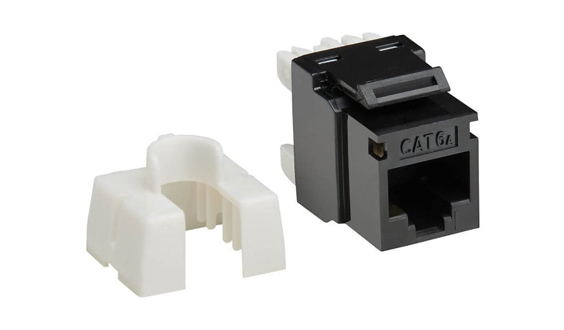 Tripp Lite N238-025-BK-6A Cat6a Keystone Jacks 25 Pack 4PPoE Lifetime Warranty