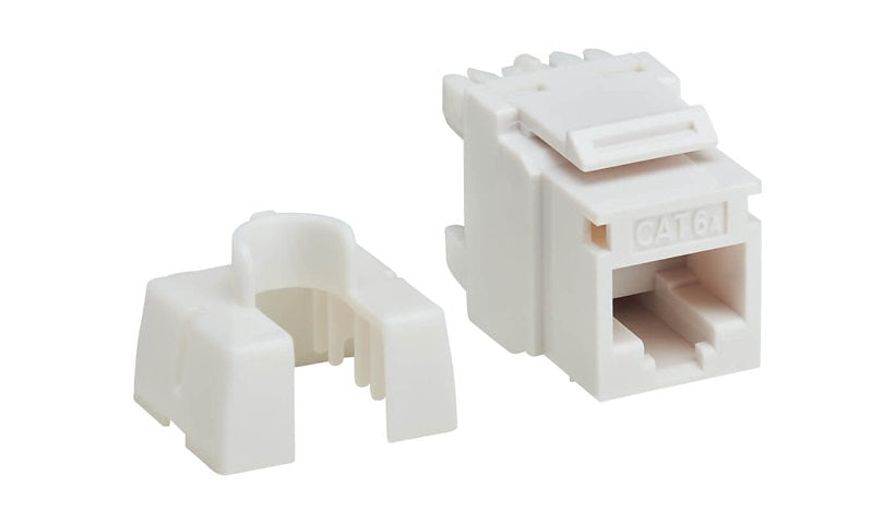 Tripp Lite N238-025-WH-6A Cat6a Keystone Jacks 25 Pack 4PPoE Lifetime Warranty