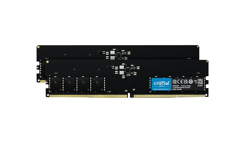 Crucial CT2K32G56C46U5 64GB (2x32GB) DDR5-5600 Desktop Kit, CL46