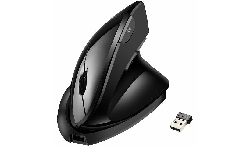 Adesso iMouse V30 Wireless Vertical Mouse Adjustable Angle Rechargeable TAA