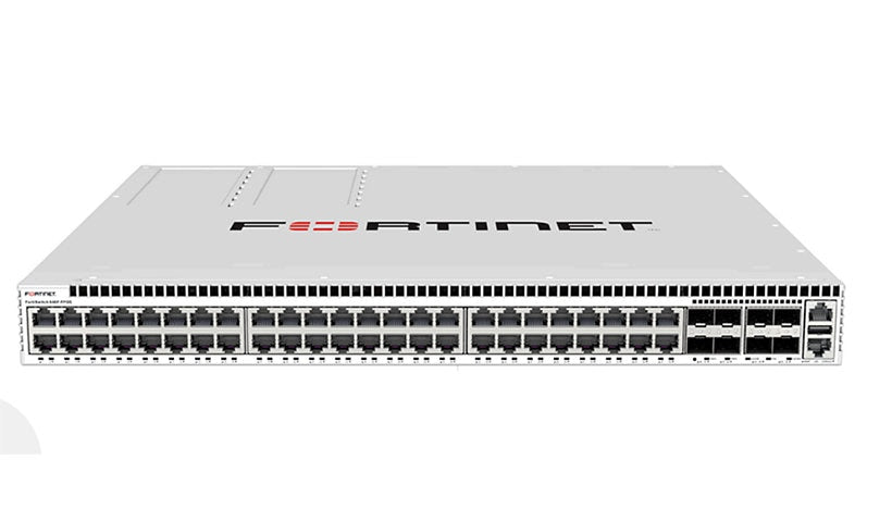 Fortinet FortiSwitch FS-648F-FPOE 48-Port Multigig PoE++ L3 Switch, 8x 25G