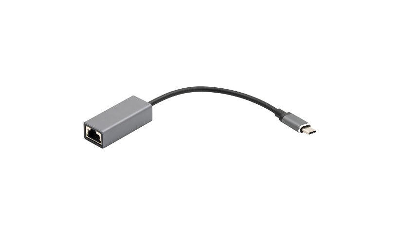 VisionTek 901358 USB-C to Gigabit Ethernet Adapter, Latching RJ-45