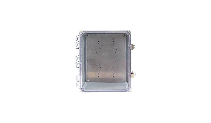 Ventev V12106LC-8.5-T 12x10x6 NEMA 4X Enclosure, Clear Door, Latch Lock