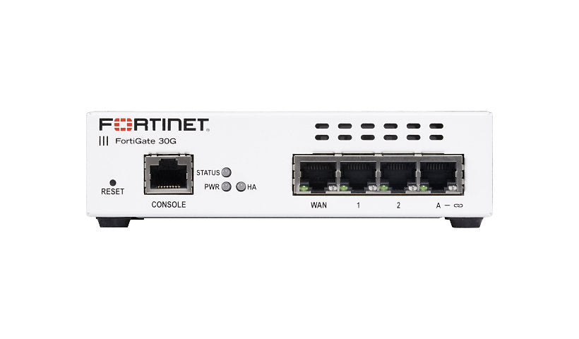 Fortinet FortiGate 30G FG-30G-BDL-950-36, 3 Year Premium + UTP