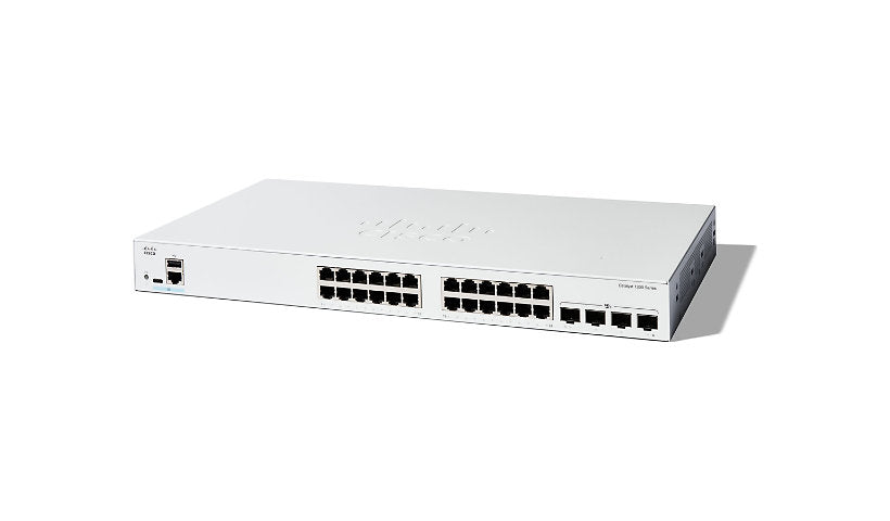 Cisco Catalyst 1300 C1300-24T-4X 24-Port Gigabit Managed Switch, 4x 10G SFP+
