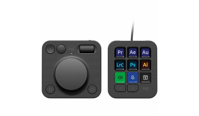 Logitech MX Creative Console Keypad 9 LCD Keys and Wireless Dialpad 920-012660