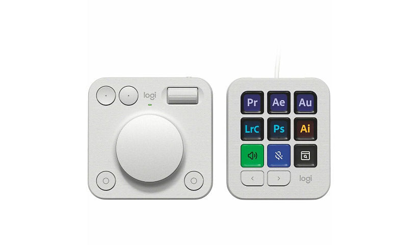 Logitech MX Creative Console Keypad and Dialpad Pale Gray 920-012661
