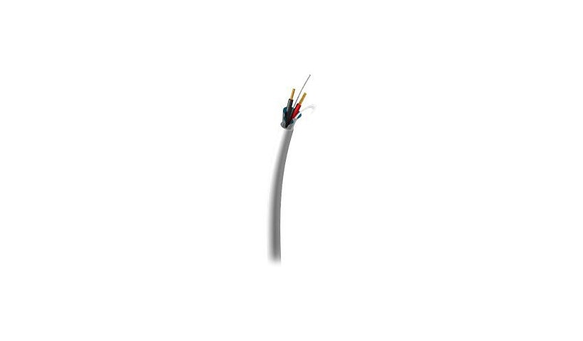 C2G CG29206 18 AWG Plenum Rated Bulk Shielded Speaker Wire 250 ft CMP White