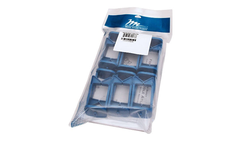 Middle Atlantic FWD-C-RING-12 Forward C-Ring Cable Management 12 Pack Blue