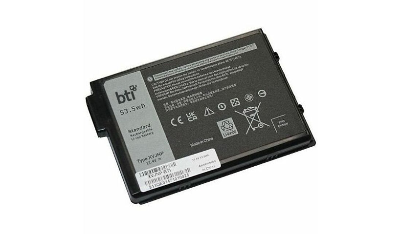 BTI XVJNP-BTI 3 Cell 11.4V 53.3Wh Battery for Dell Latitude Rugged 18 Month