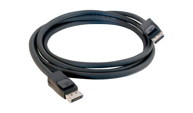 C2G CG24904 4K DisplayPort Cable with Latches 6 ft DP 1.2 Lifetime Warranty