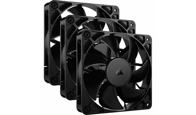 Corsair RS120 120mm PWM Daisy-Chain Case Fans Black 3 Pack CO-9050189-WW