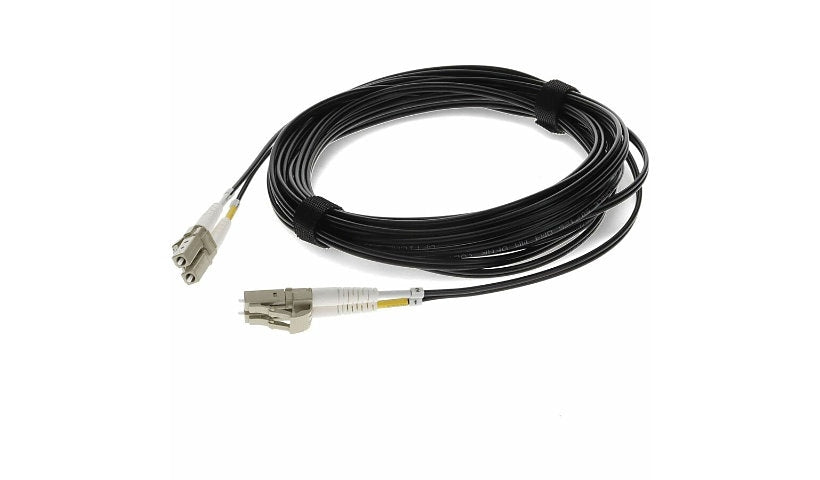 Proline PRO-LC-LC-1M5OM4-BK 1m (3.3ft) LC to LC OM4 Multimode Duplex Fiber Patch Cable, 50/125, OFNR Riser, Black