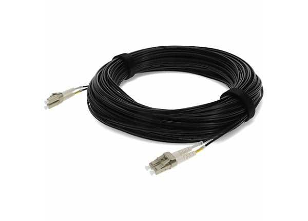 Proline PRO-LC-LC-15M5OM4-BK 15m (49.2ft) LC to LC OM4 Multimode Duplex Fiber Patch Cable, 50/125, OFNR Riser, Black