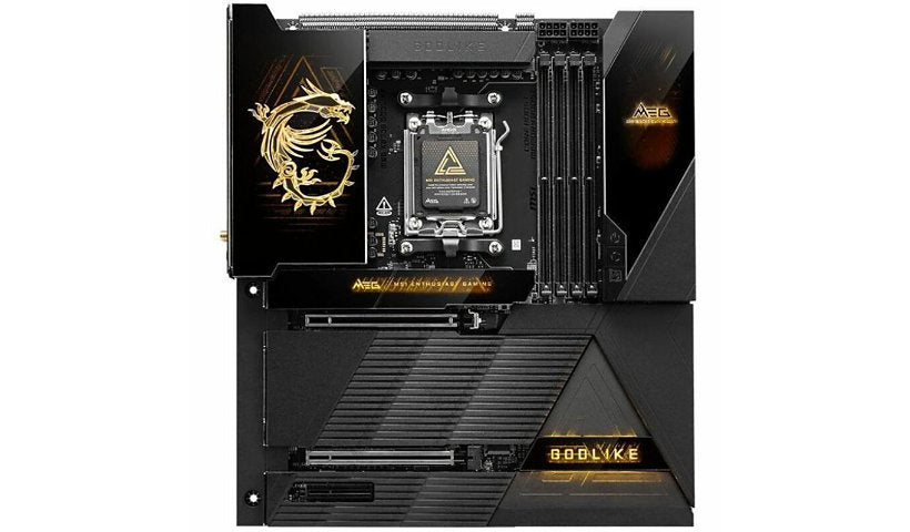 MSI MEG X870E GODLIKE E-ATX Motherboard AM5 DDR5 Wi-Fi 7 10GbE USB4 X87EGODLIKE