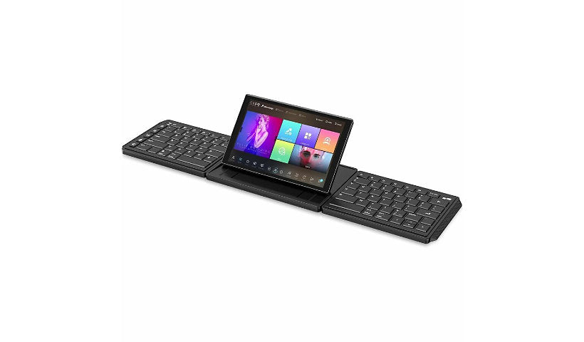Mobile Pixels Tetra Foldable Split Bluetooth Travel Keyboard 109-1003P01