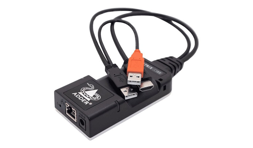 Adder AVM-C110-CAM-HM AdderView C110 4-Port KVM Switch USB Audio Fanless