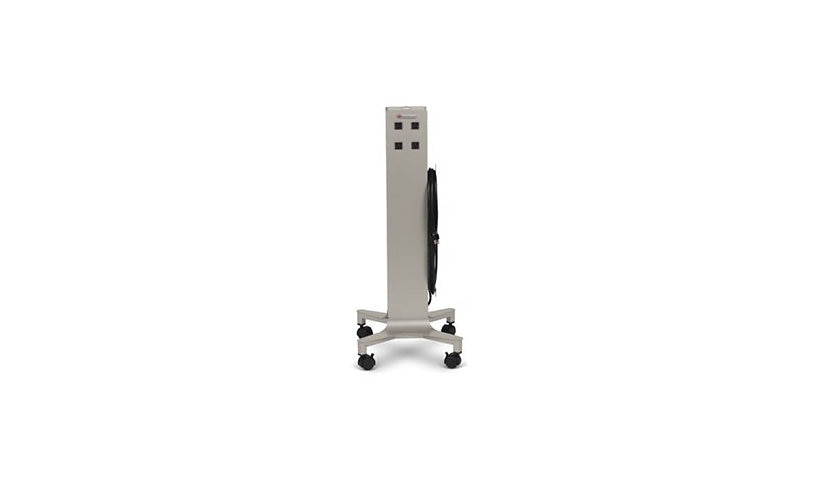 Bretford CUBE Tower Charging Tower, 8 Outlets, Champagne, CTWR800-CP