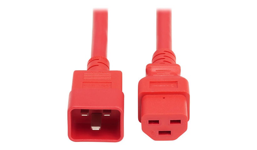 Tripp Lite P035-003-ARD C20 to C21 Heavy-Duty Power Cord 3 ft Lifetime Warranty
