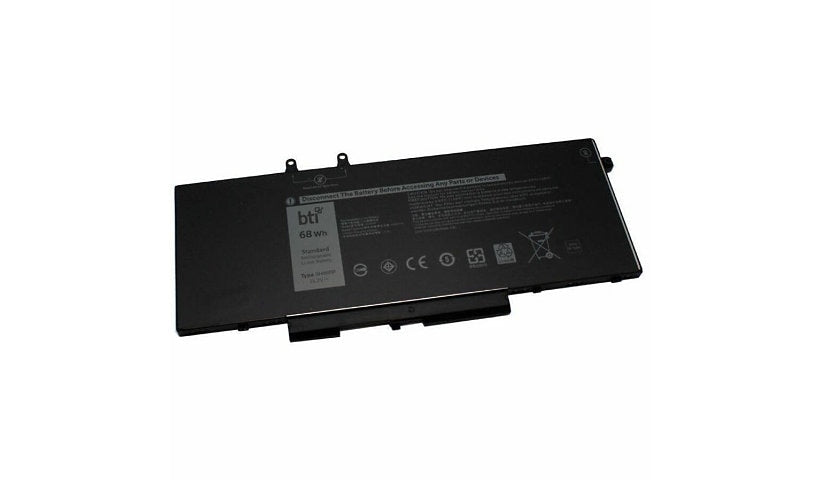 BTI 451-BCKB-BTI 4 Cell 68Wh Battery for Dell Latitude 5410 5510 18 Month