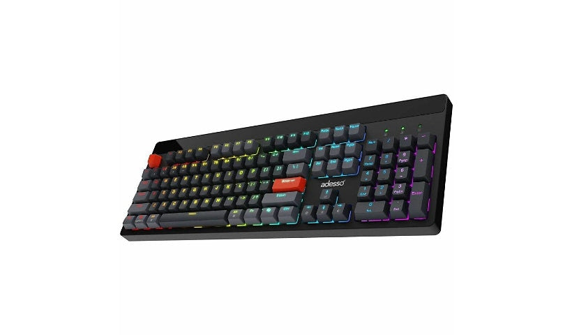 Adesso EasyTouch 1300 Mechanical RGB Keyboard Red Switches USB BT 2.4GHz