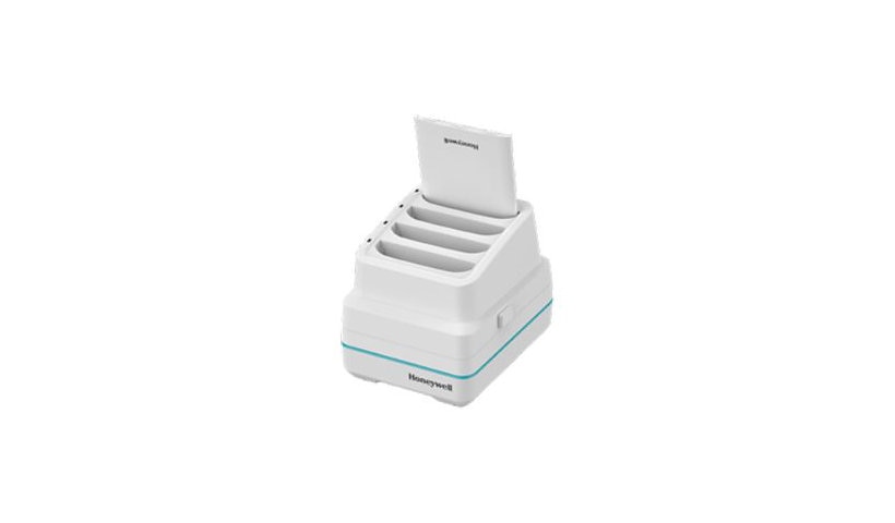 Honeywell CT37 Healthcare 4-Bay Battery Charger, White, CT37-QBC-HC0