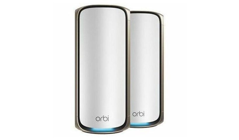 Netgear Orbi RBE972S Quad Band Wi-Fi 7 Mesh Router, 10 GbE, Up to 27 Gbps
