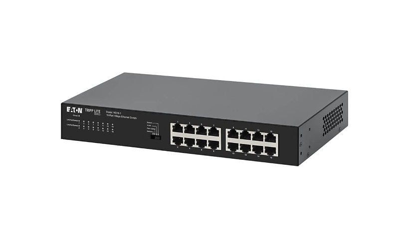 Eaton Tripp Lite NG16-1 16-Port Gigabit Unmanaged Switch, Desktop or Rack