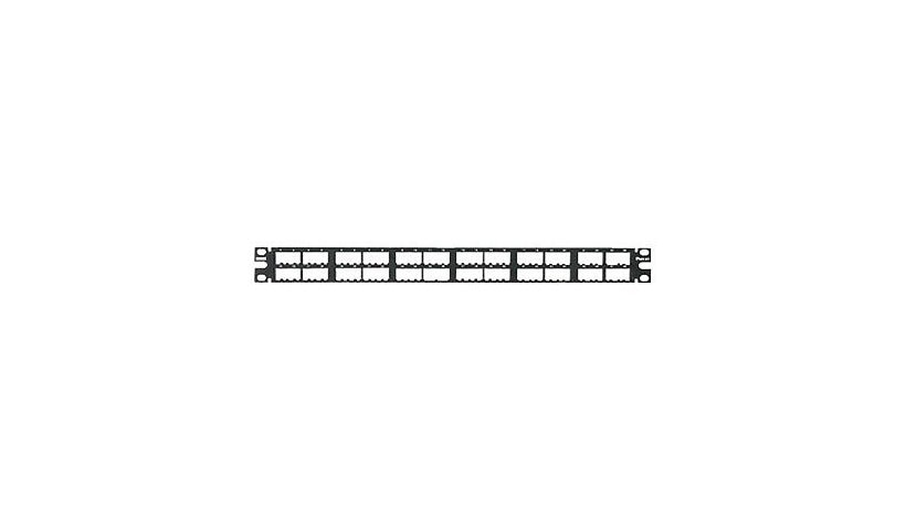 Panduit CPP48HDWBLY Mini-Com High-Density 48-Port Modular Patch Panel 1U