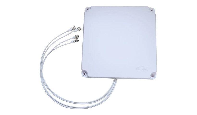 AccelTex ATS-04153 4 Element Tri-Band Patch Antenna, Wi-Fi 7, IP67
