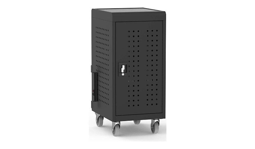 Luxor USB-C Secure Charging Cart, 24 Devices, Black, CHMC001