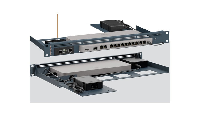 Rackmount.IT RM-CI-T24MC 1U 19 in Rack Mount Kit for Network Devices