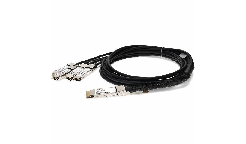 Proline Arista Networks CAB-D-4Q-400G-3M Compatible 3m (9.8ft) 400GBase-CU QSFP-DD to 4x QSFP56 Passive Twinax Direct Attach Copper Cable, TAA Compliant, CAB-D-4Q-400G-3M-PRO
