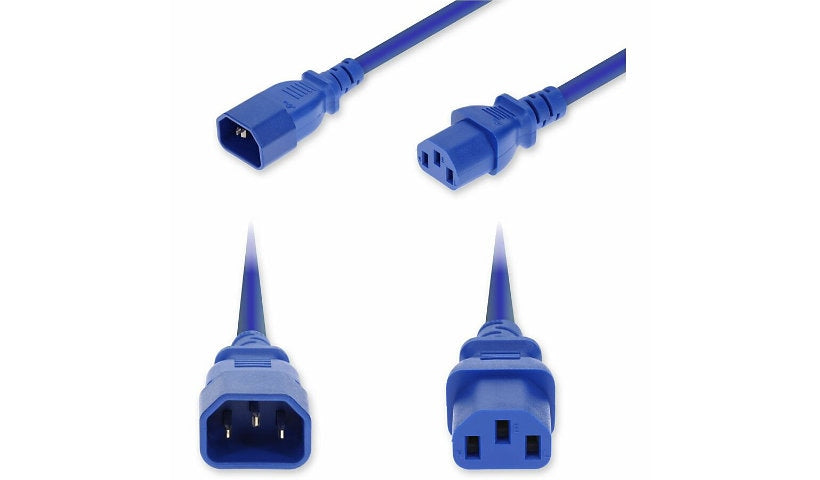 Proline PRO-C142C13C18G10FBE C14 to C13 PDU Extension Power Cord 10 ft 10A 250V